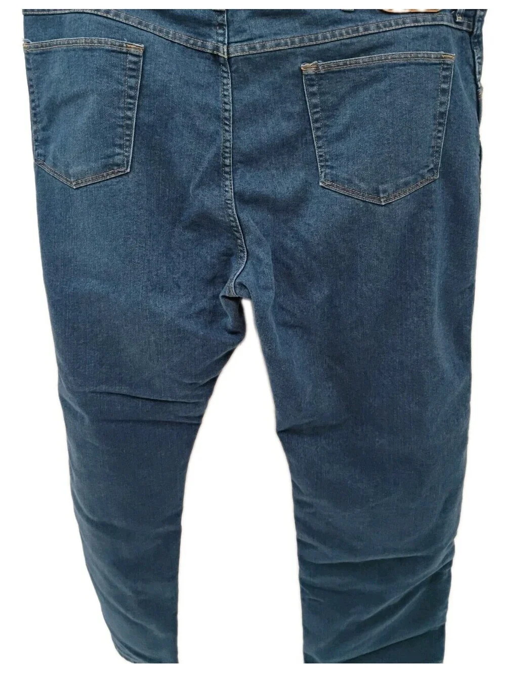 Wrangler Jeans Mens Size 44x29 Blue Denim Straight Fit Outdoor Work Wear Casual